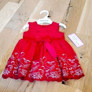 NWT Red and Gold Dress